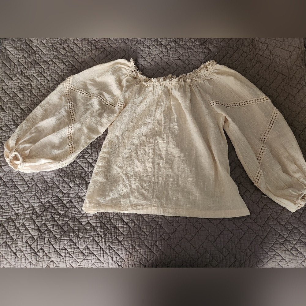 Womens Tan Blouse